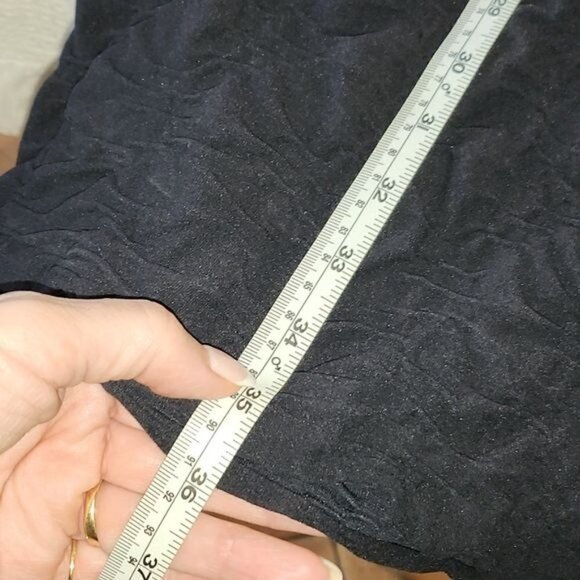 Tees by Tina Neena Groove Black Long Sleeve Stretch‎ Sz. OS Tunic - Picture 10 of 11